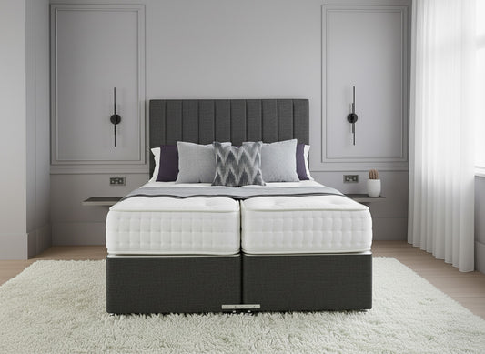 Classic Hotel Zip & Link Contract 1000 Pocket Sprung Divan Bed Set