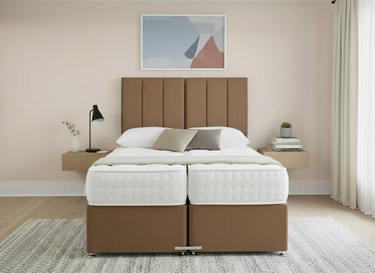 Prime Guest Hotel Zip & Link Contract 1000 Pocket Sprung Divan Bed Set