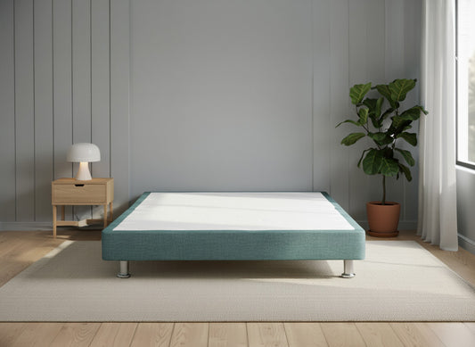 Divan Bed Base On Metal Chrome Legs