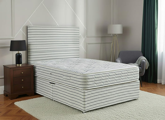 Prime Orthopaedic Guest Contract Coil Sprung Divan Bed Set
