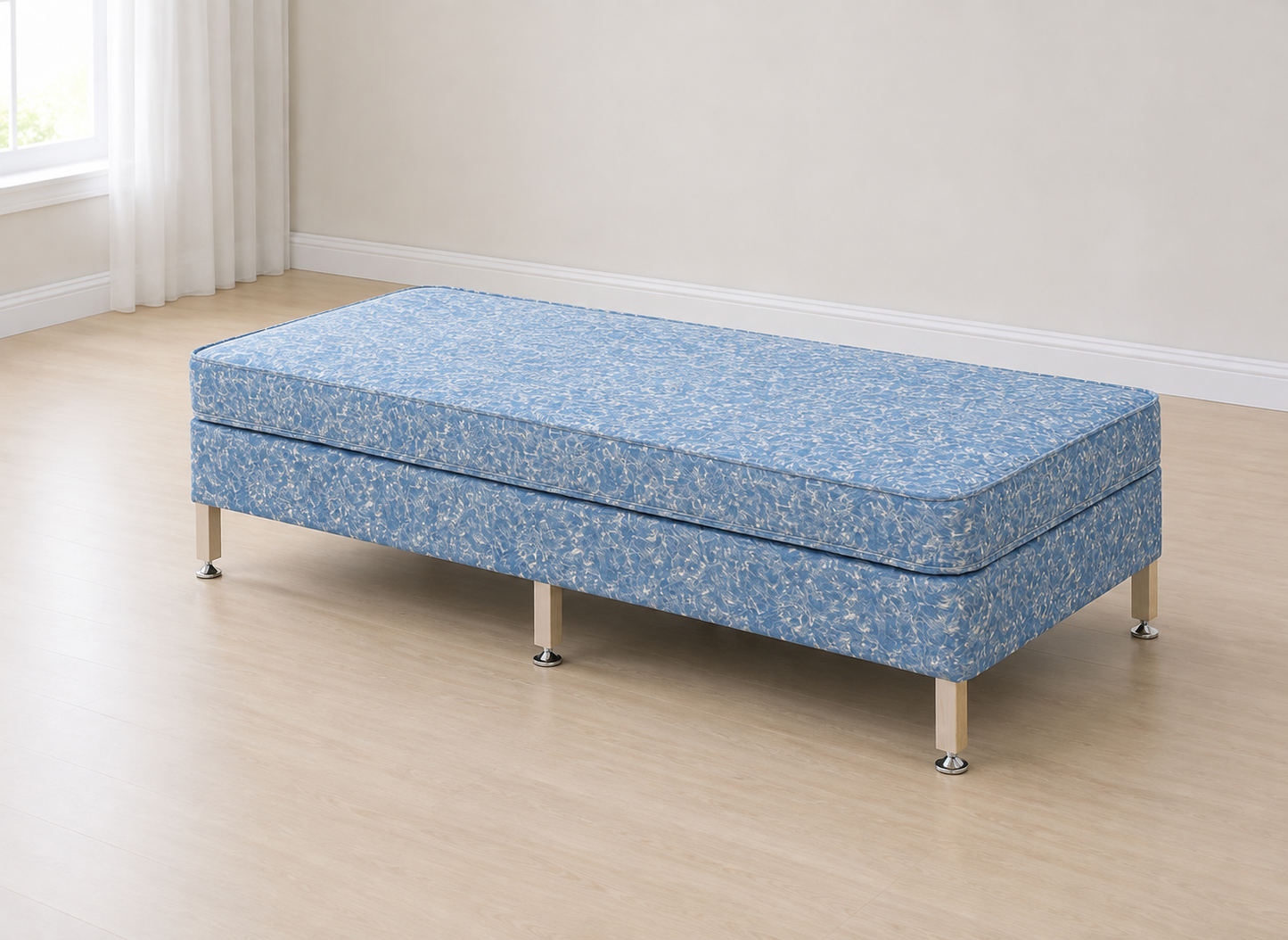 Waterproof base with Wooden Legs & Mattress