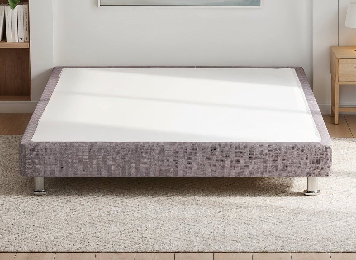 Divan Bed Base On Metal Chrome Legs - Prime Contract Beds