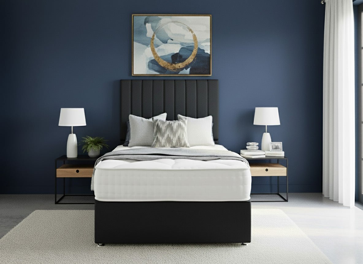 Hotel Contract 2000 Sprung Divan Bed Set - Prime Contract Beds