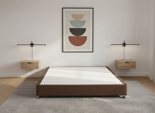 Low Divan Bed Base on Glides - Prime Contract Beds