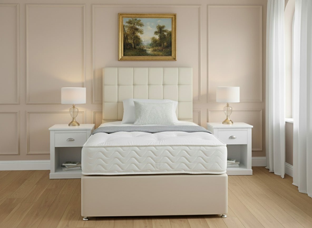 Prime Classic Hotel Contract 1500 Pocket Sprung Divan Bed Set - Prime Contract Beds