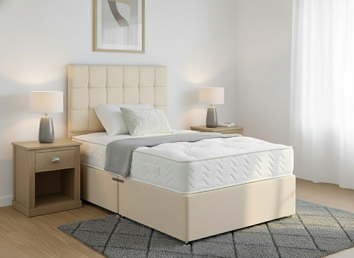 Prime Classic Hotel Contract 2000 Pocket Sprung Divan Bed Set