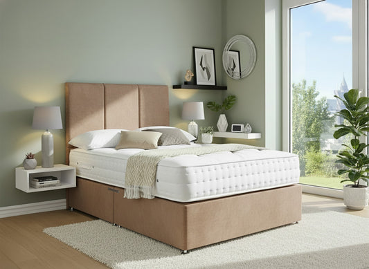 Prime Guest Hotel Contract 2000 Pocket Sprung Divan Bed Set