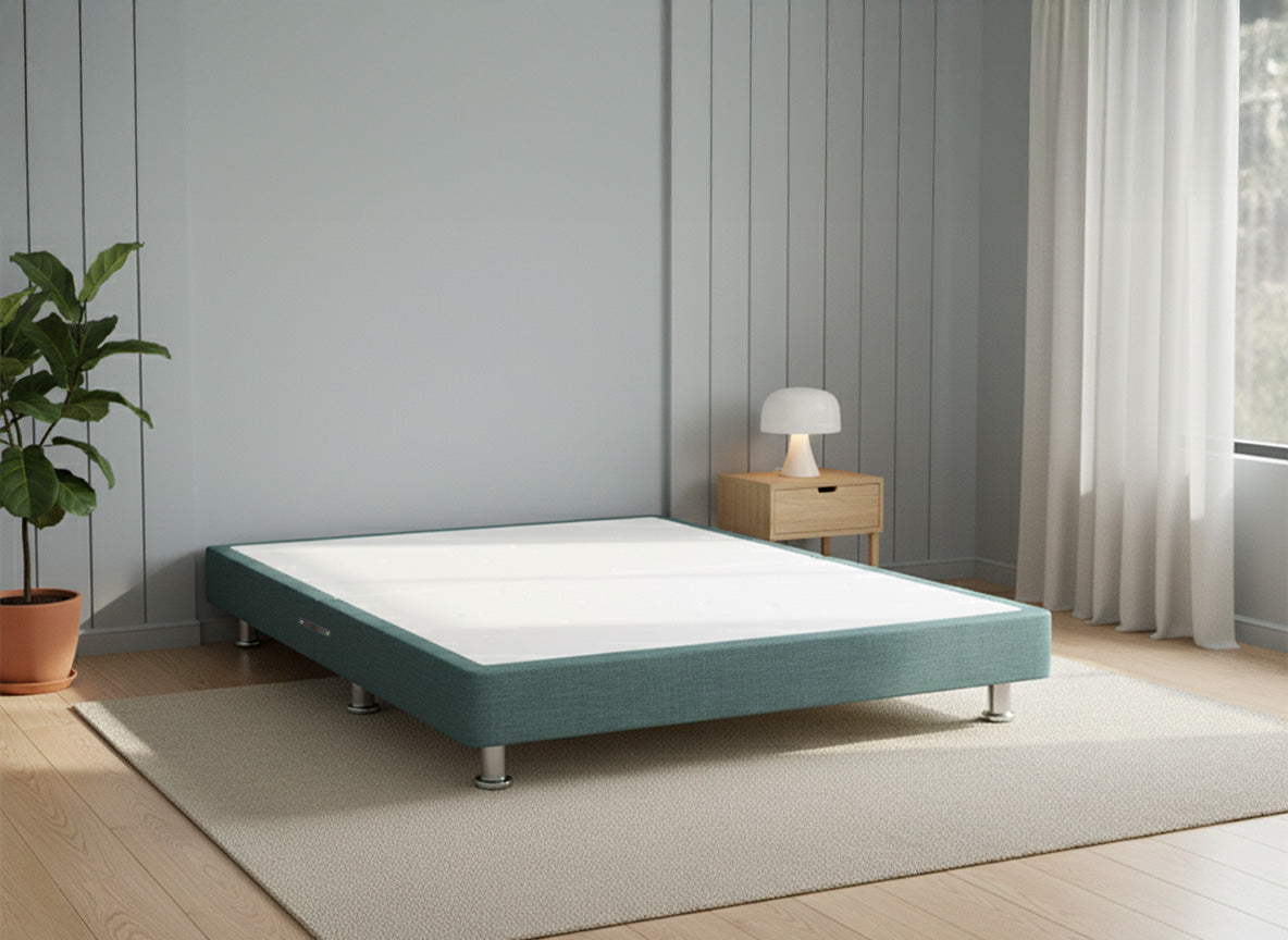 Divan Bed Base On Metal Chrome Legs