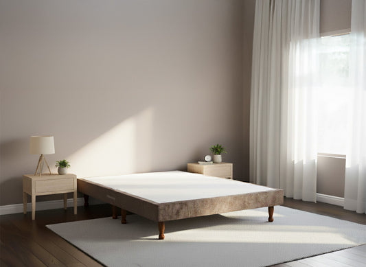Divan Bed Base on Wooden Legs