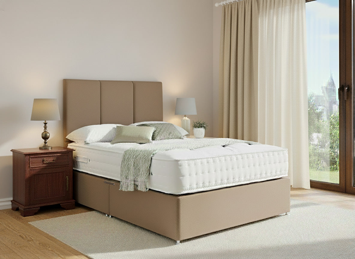 Prime Guest Hotel Contract 1000 Pocket Sprung Divan Bed Set