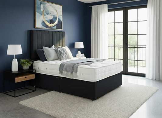 Hotel Contract 2000 Sprung Divan Bed Set