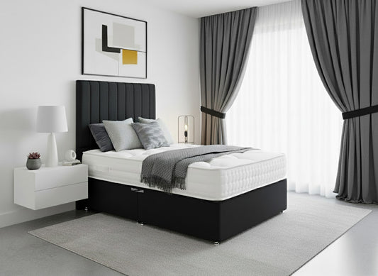 Hotel Contract 1000 Sprung Divan Bed Set