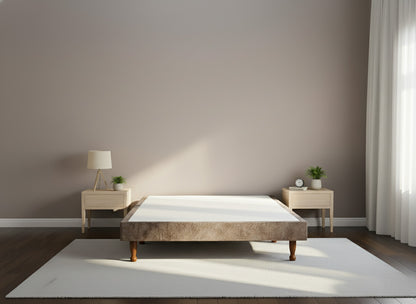 Divan Bed Base on Wooden Legs