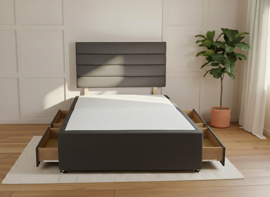Open Coil Sprung Divan Bed Base Only