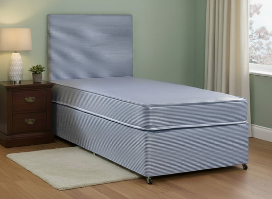 Waterproof Contract Orthopeadic Open Coil Sprung Divan Bed Set