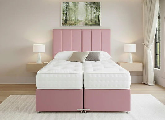 Prime Guest Hotel Zip & Link Contract 2000 Pocket Sprung Divan Bed Set