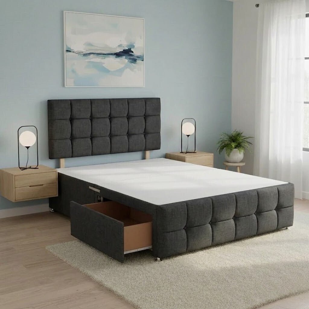 Caspian Quilted Bed Frame - Prime Contract Beds