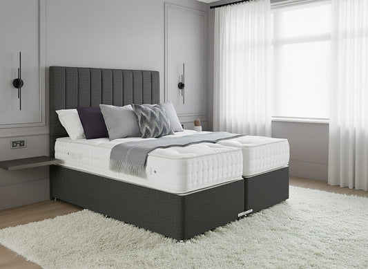 Classic Hotel Zip & Link Contract 1000 Pocket Sprung Divan Bed Set - Prime Contract Beds
