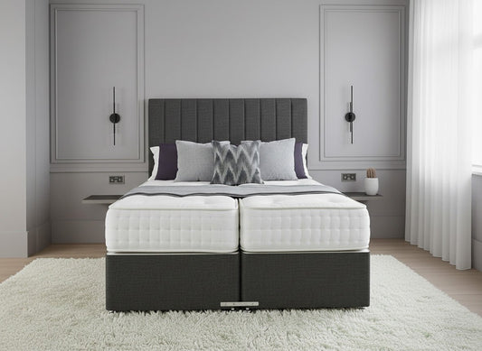 Classic Hotel Zip & Link Contract 1000 Pocket Sprung Divan Bed Set - Prime Contract Beds