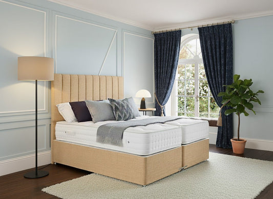 Classic Hotel Zip & Link Contract 2000 Pocket Sprung Divan Bed Set - Prime Contract Beds