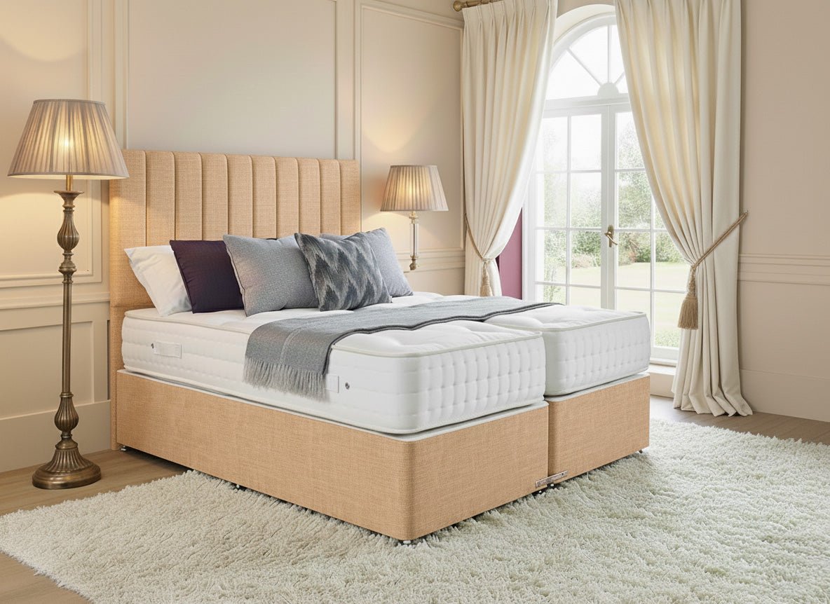 Classic Hotel Zip & Link Contract 3000 Pocket Sprung Divan Bed Set - Prime Contract Beds