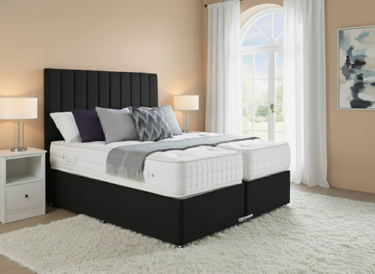 Classic Hotel Zip & Link Contract 5000 Pocket Sprung Divan Bed Set - Prime Contract Beds