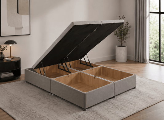Divan Ottoman Split Storage Base End Lift - Prime Contract Beds