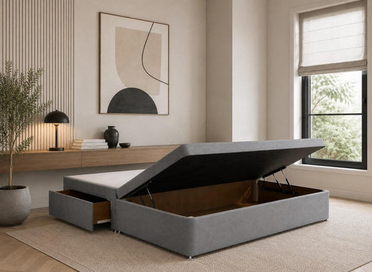 Divan Ottoman Storage Base Half End Lift - Prime Contract Beds