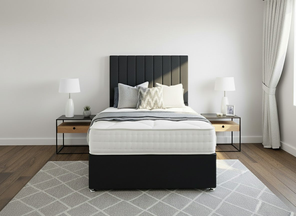 Hotel Contract 3000 Sprung Divan Bed Set - Prime Contract Beds