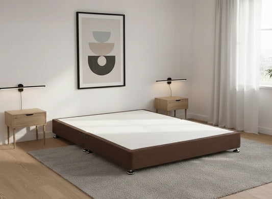 Low Divan Bed Base on Glides - Prime Contract Beds