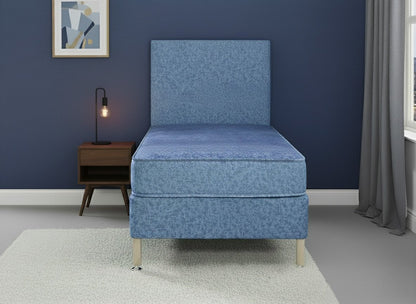 Nautilus Contract Open Coil Sprung Divan Bed Set On Wooden Legs - Prime Contract Beds