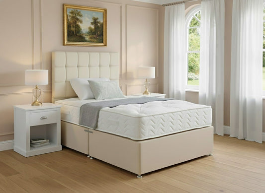 Prime Classic Hotel Contract 1500 Pocket Sprung Divan Bed Set - Prime Contract Beds