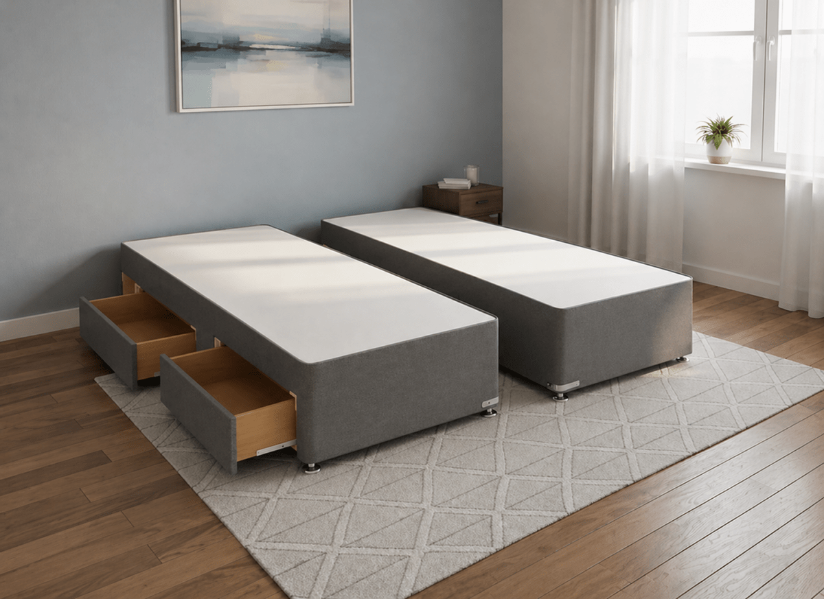 Zip & Link Top Platform Divan Bed Base - Prime Contract Beds